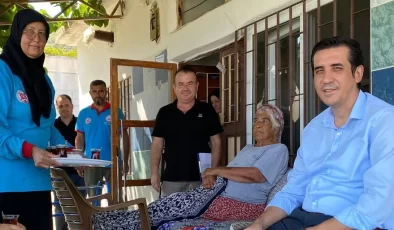 Mersin Bozyazı Kaymakamı aileleri ziyaret etti