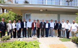 Mersin Oda Borsa Başkanları kent ekonomisi için bir araya geldi