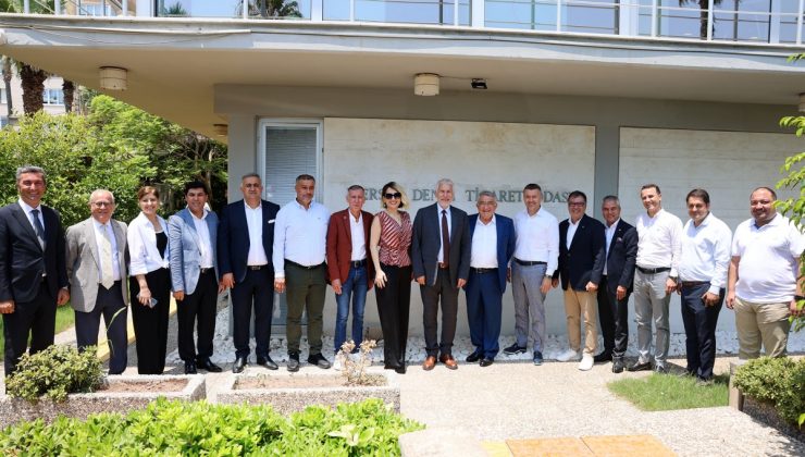 Mersin Oda Borsa Başkanları kent ekonomisi için bir araya geldi