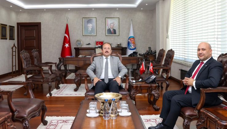 VALİ ALİ HAMZA PEHLİVAN, KUZEY KIBRIS TÜRK CUMHURİYETİ MERSİN KONSOLOSU ÖZGÜR EZEL’İ KABUL ETTİ